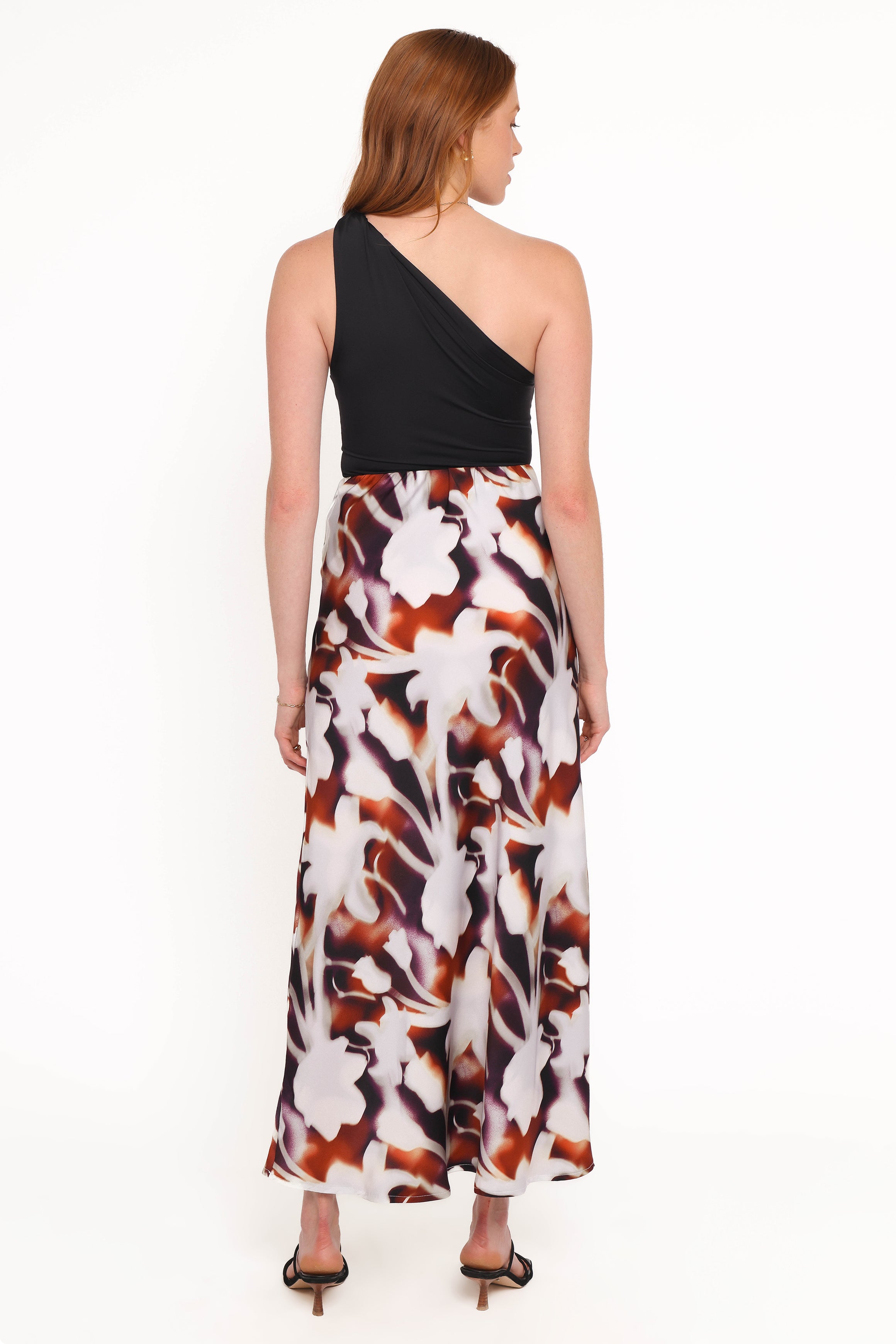 BOTTOMS Cheryl Maxi Skirt - Blurred Floral