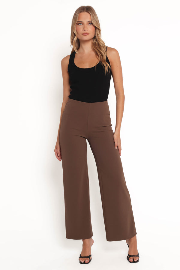 BOTTOMS Colette Pants - Brown