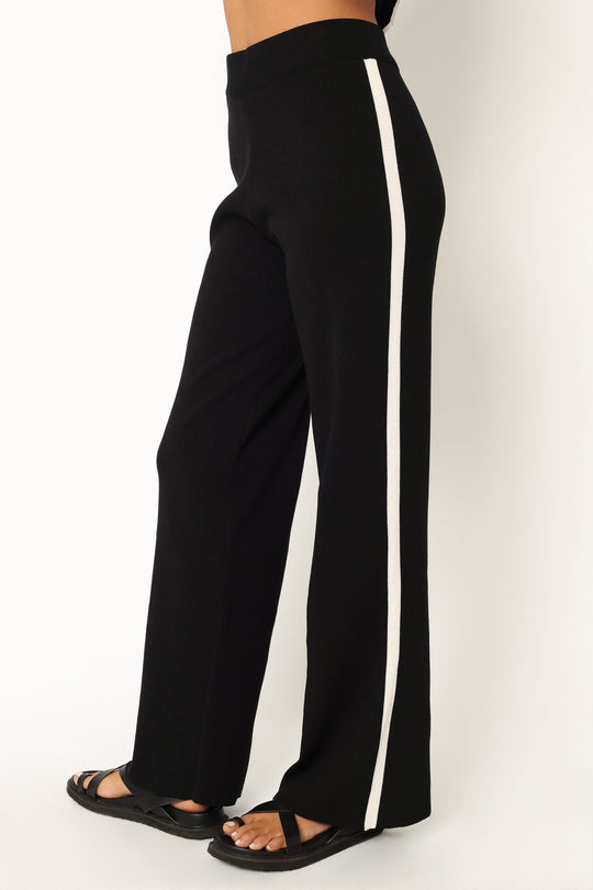 Collins Knit Pant Black Petal & Pup