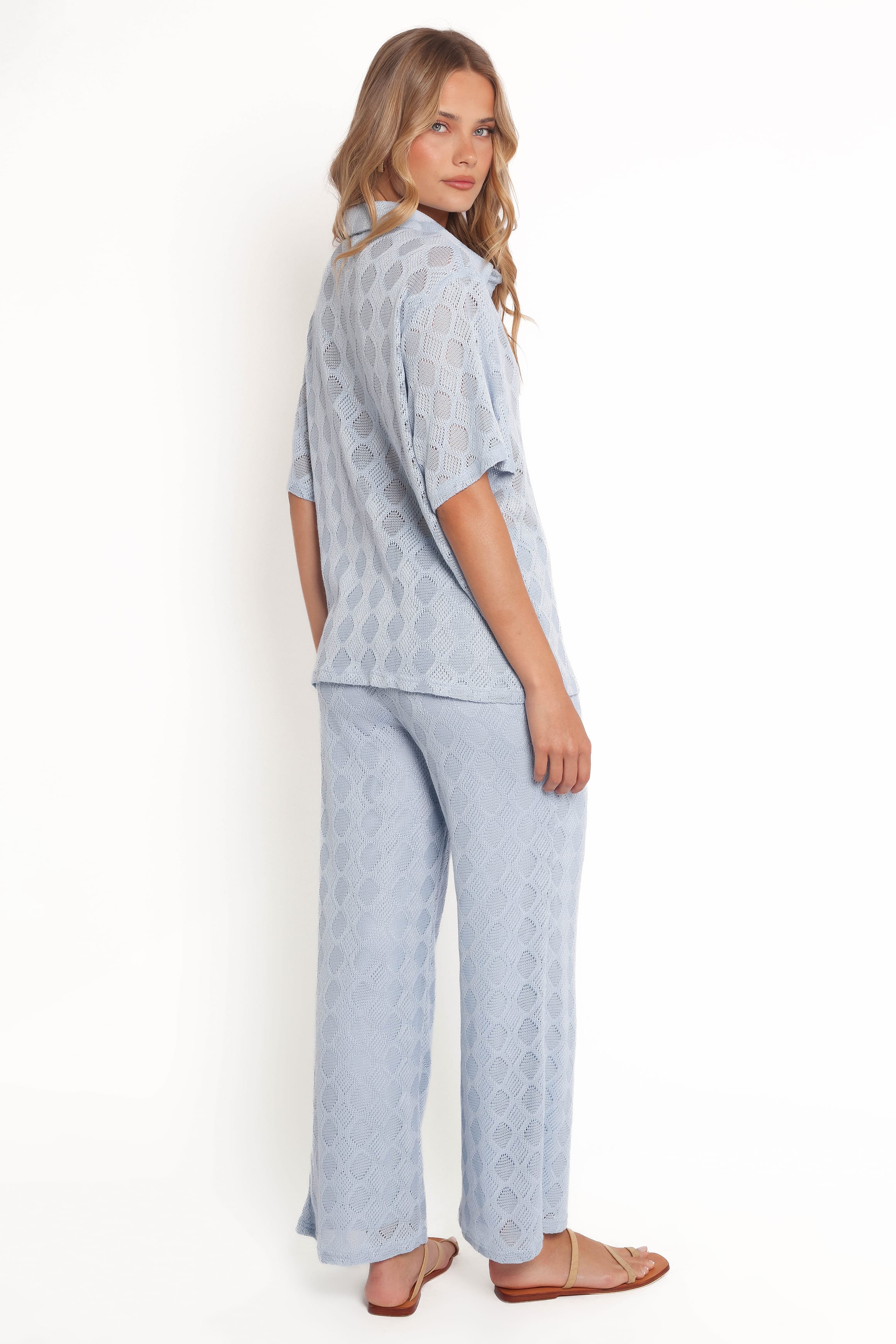 BOTTOMS Cora Knit Pant - Blue