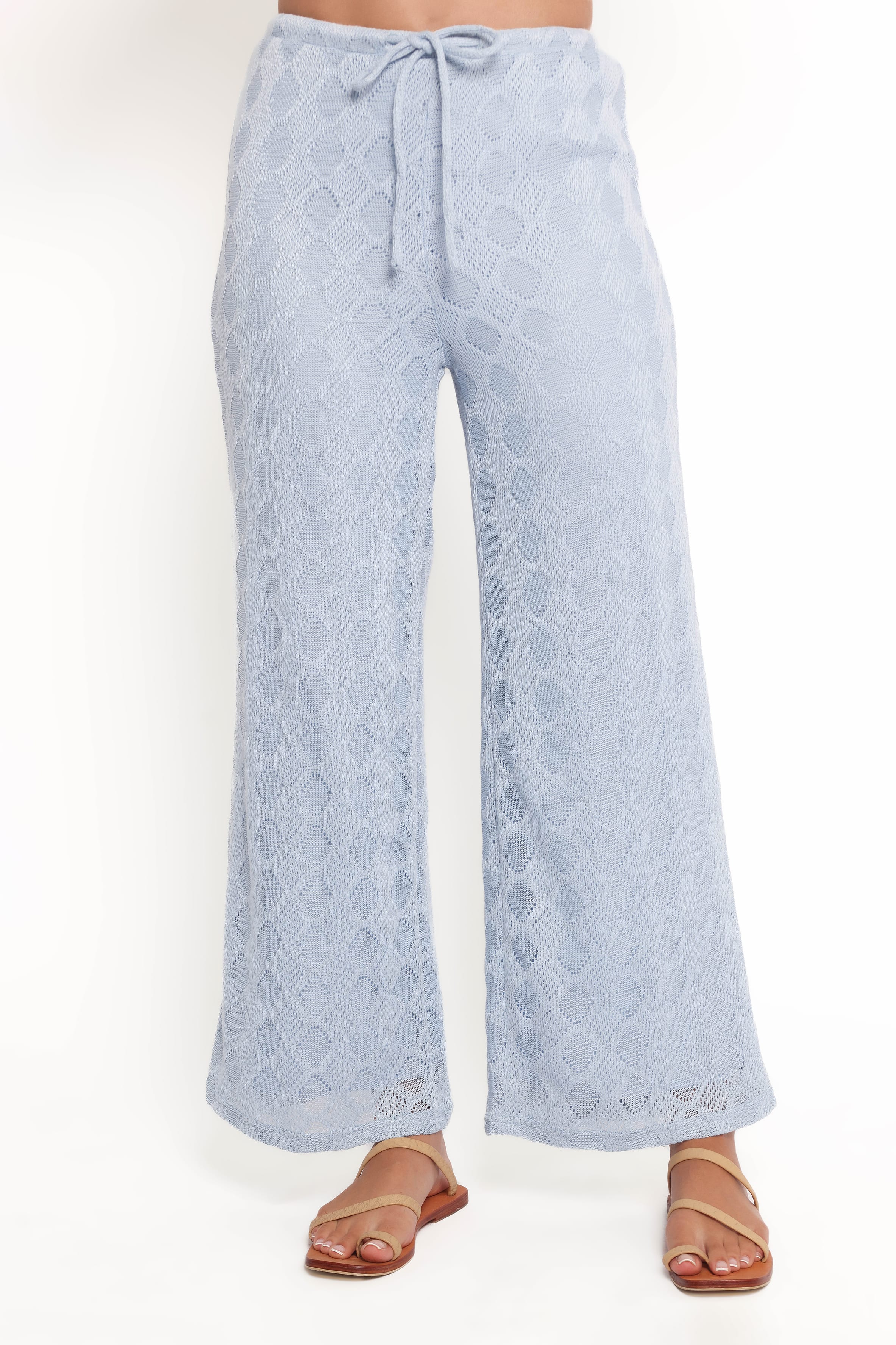 BOTTOMS Cora Knit Pant - Blue