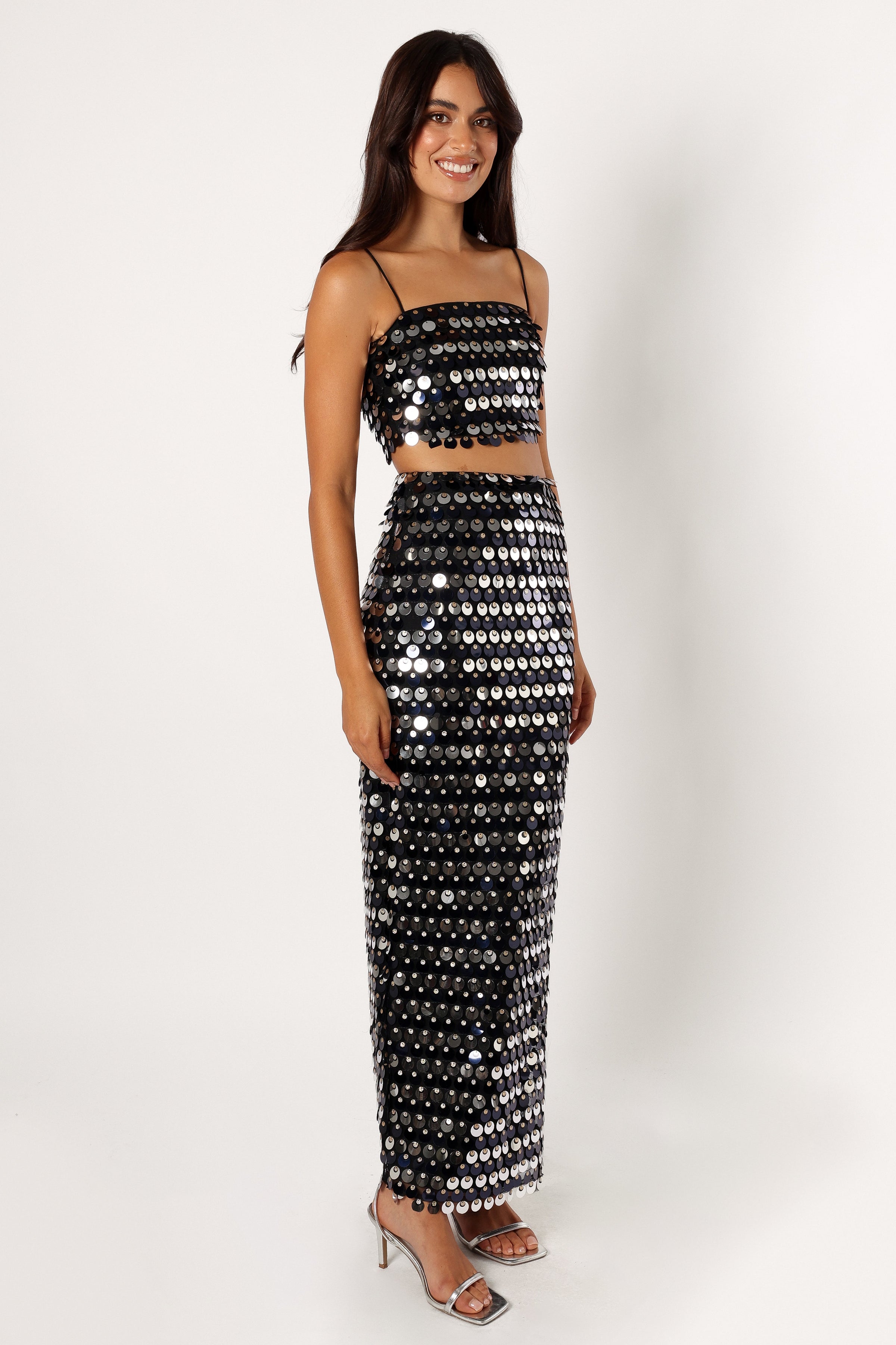 BOTTOMS @Cortez Maxi Skirt - Black