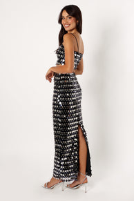 BOTTOMS @Cortez Maxi Skirt - Black