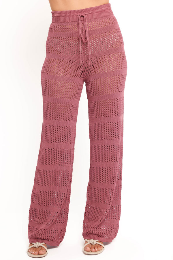 BOTTOMS Crawford Pant - Rose