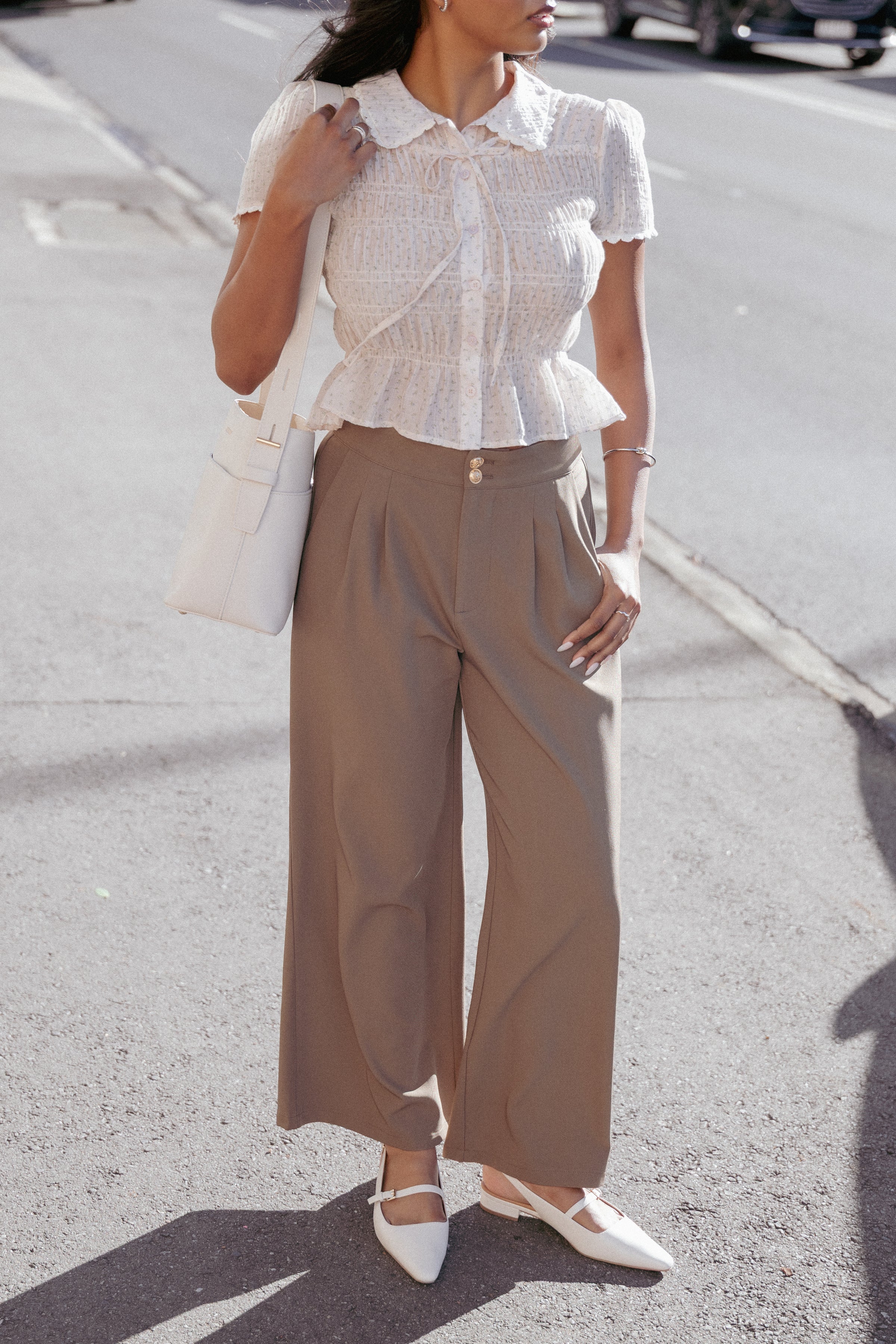 BOTTOMS Curtis Pants - Taupe