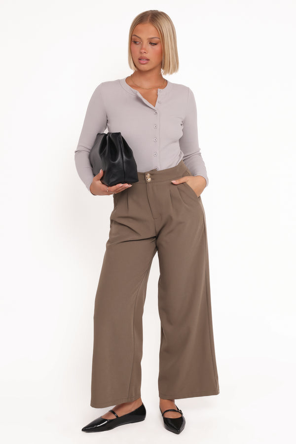 BOTTOMS Curtis Pants - Taupe