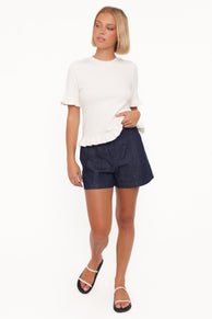 BOTTOMS Dallas Bermuda Denim Short - Dark Wash