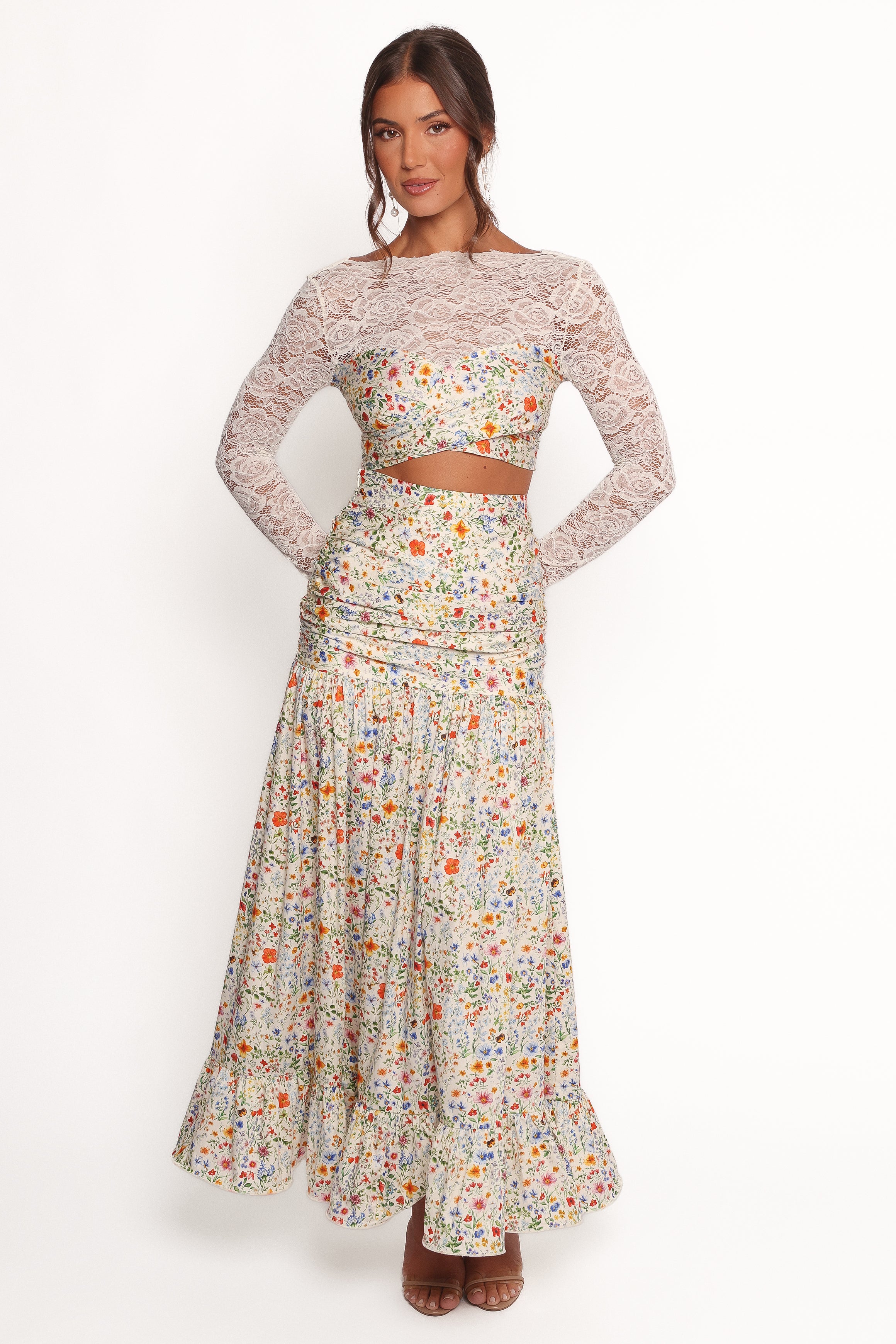 BOTTOMS Dara Maxi Skirt - Garden Floral