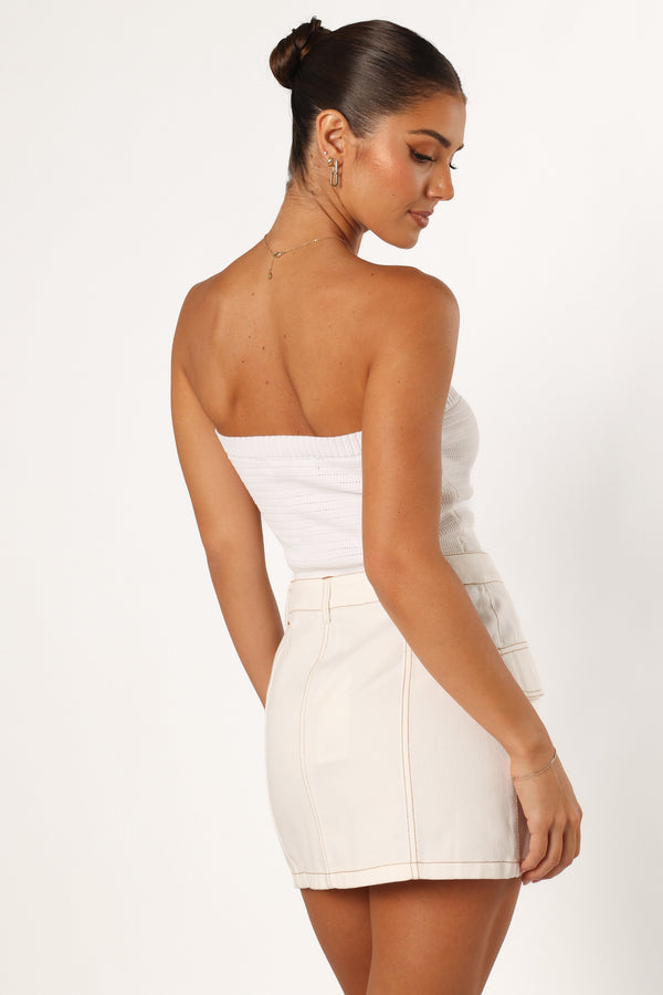 BOTTOMS @Darcy Skirt - White