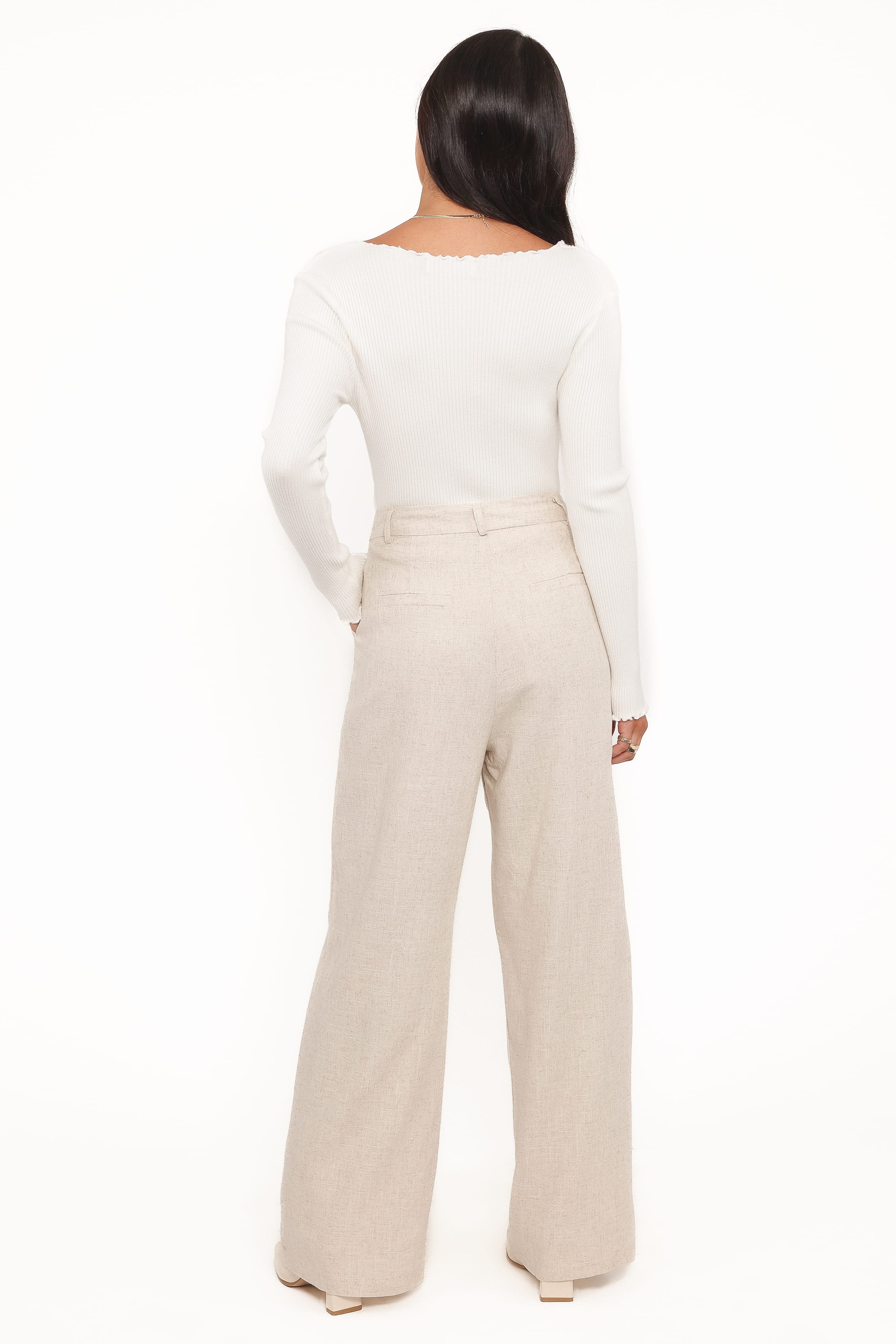 BOTTOMS Dean Linen Pants - Beige