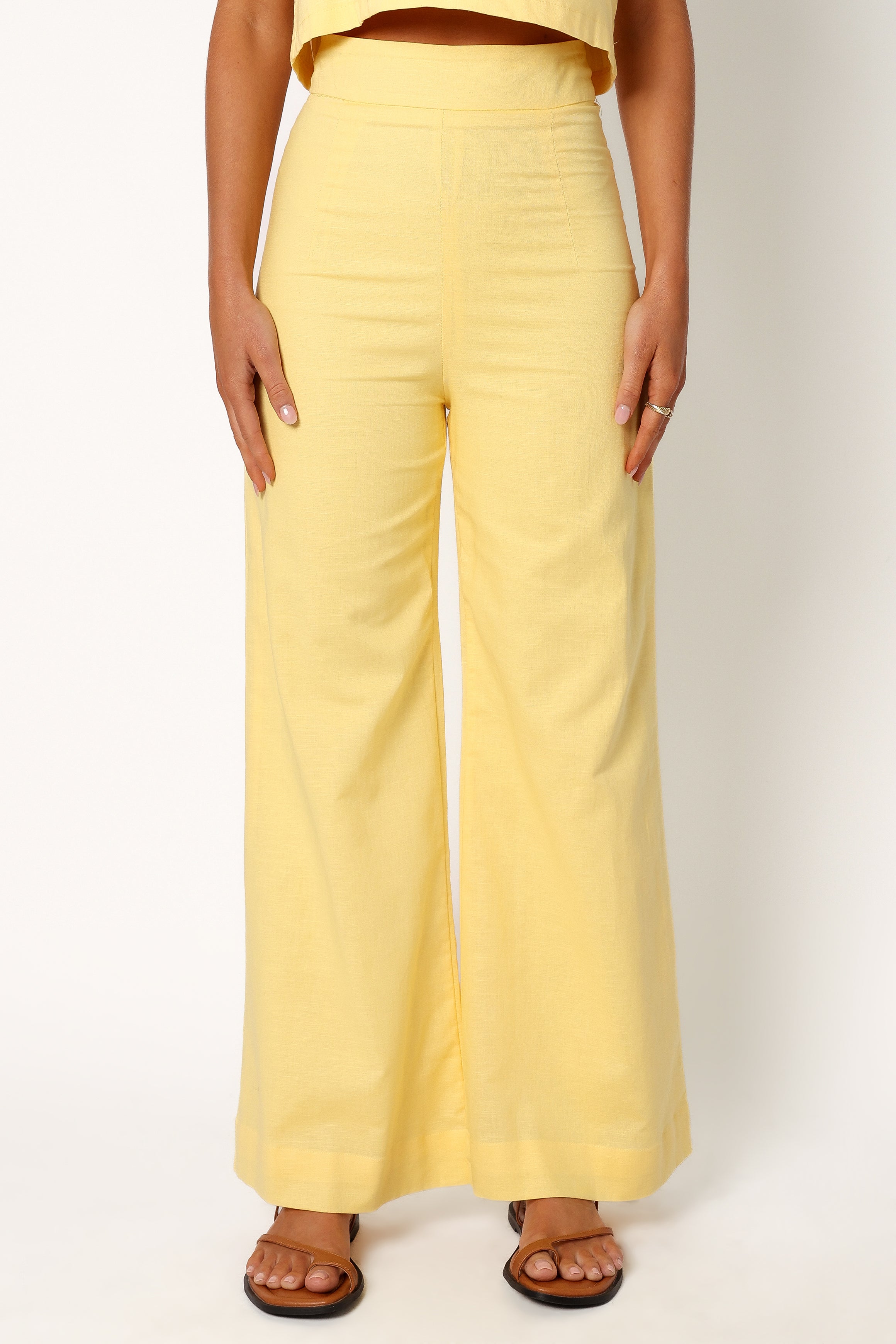 BOTTOMS Devlin Pant - Butter Yellow