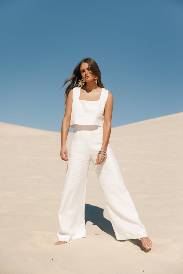 BOTTOMS Devlin Pant - Cloud White