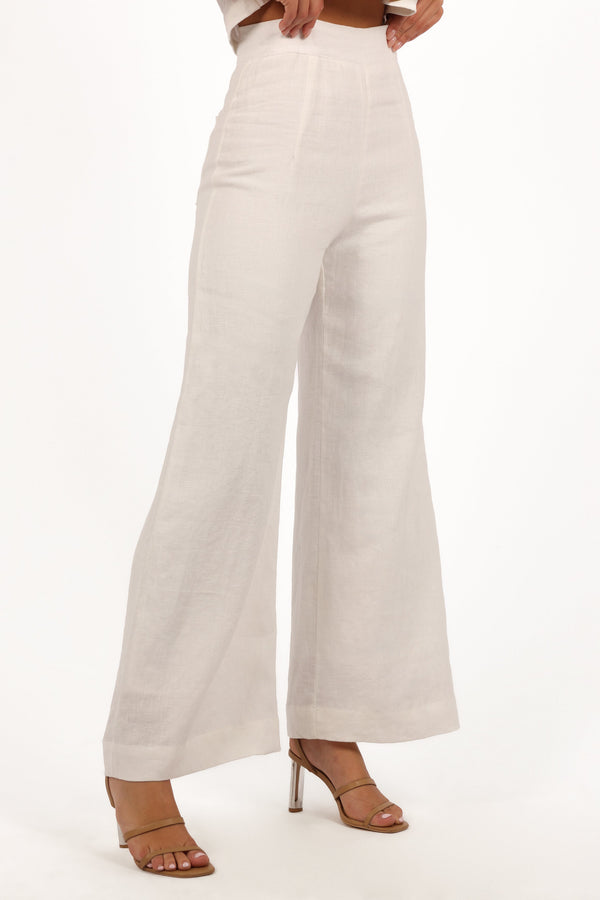 BOTTOMS @Devlin Pant - Cloud White (Hold for Birthday Collection)