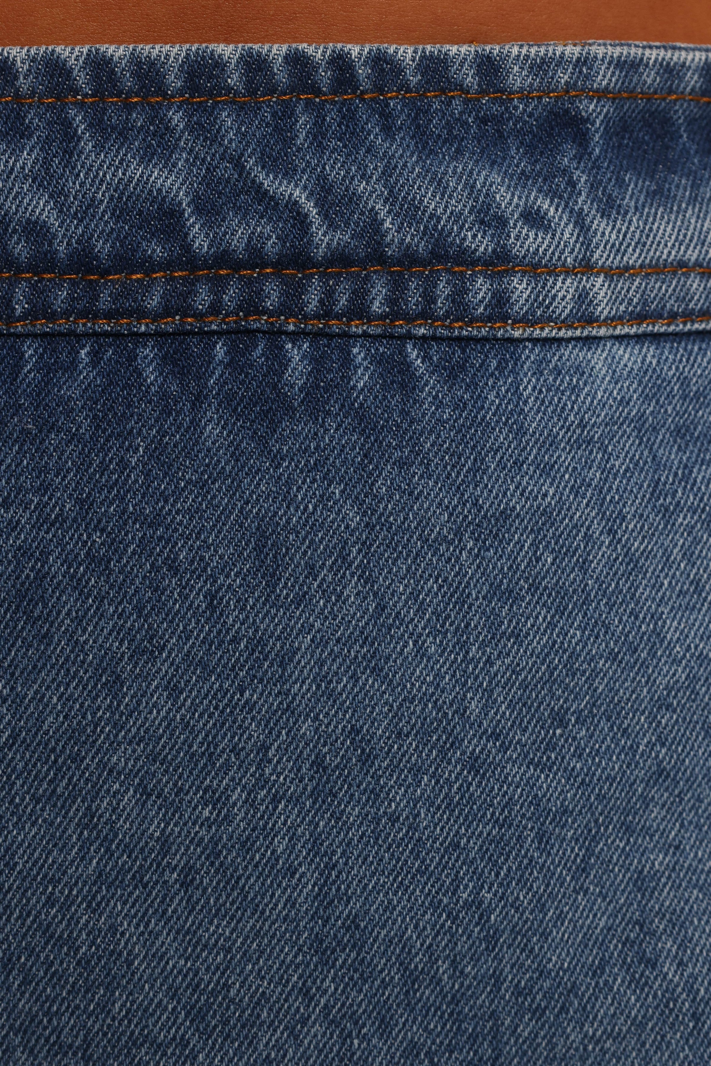 BOTTOMS Drew Denim Skirt - Blue Wash