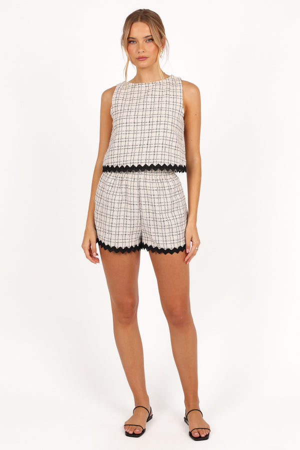 BOTTOMS Elea Short - Black White