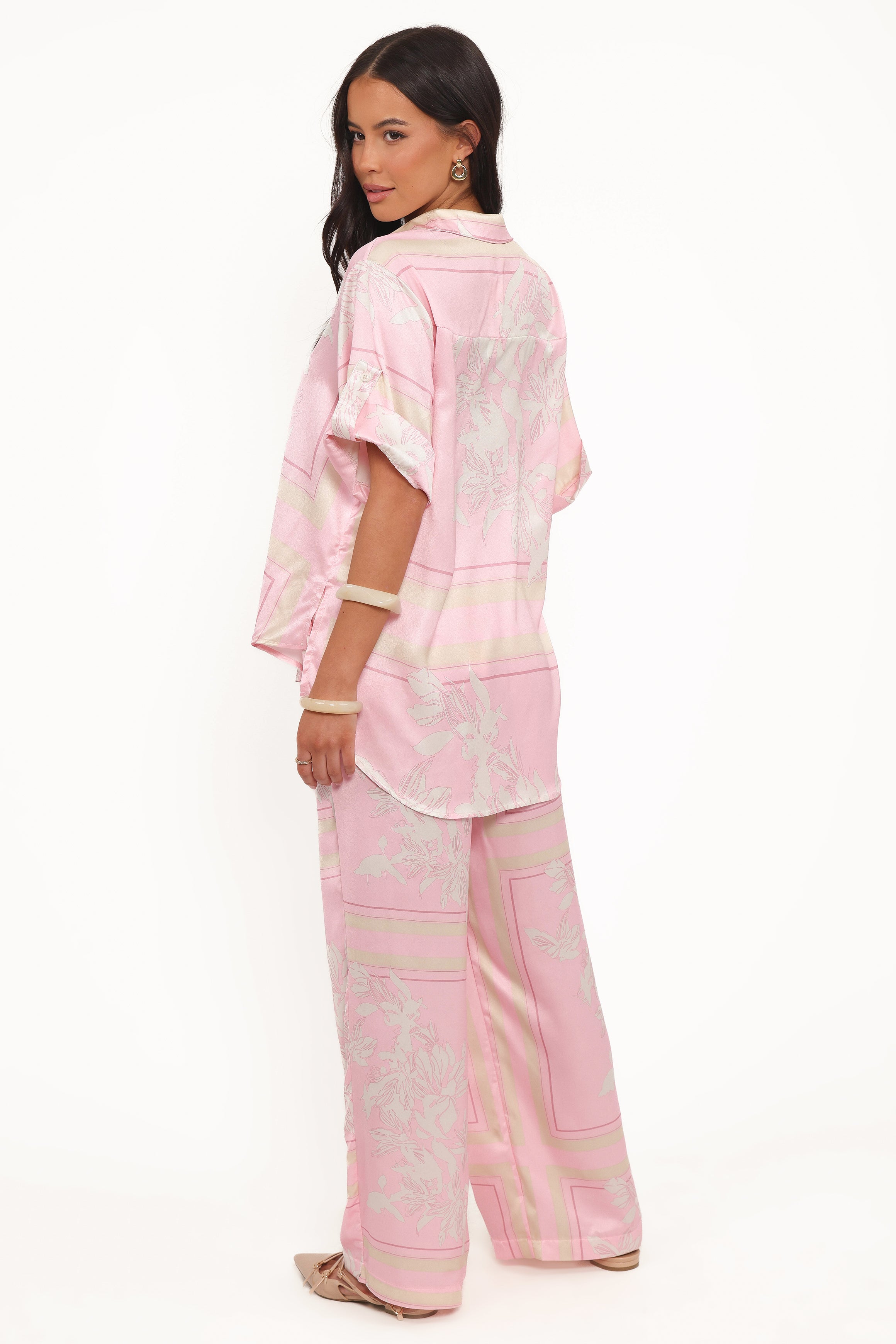 BOTTOMS Elysia Pants - Pink White