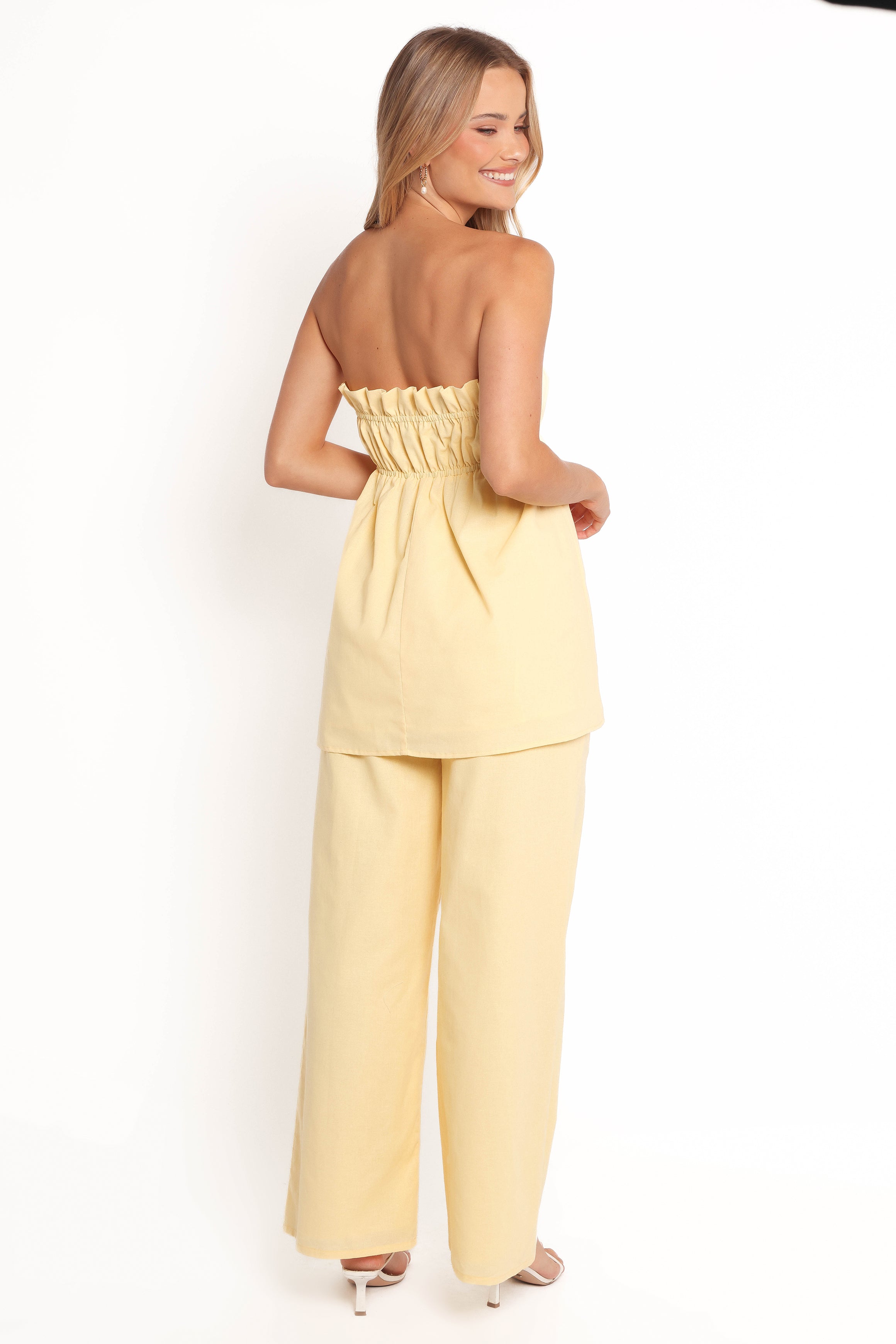 BOTTOMS Ember Cotton Pants - Butter Yellow