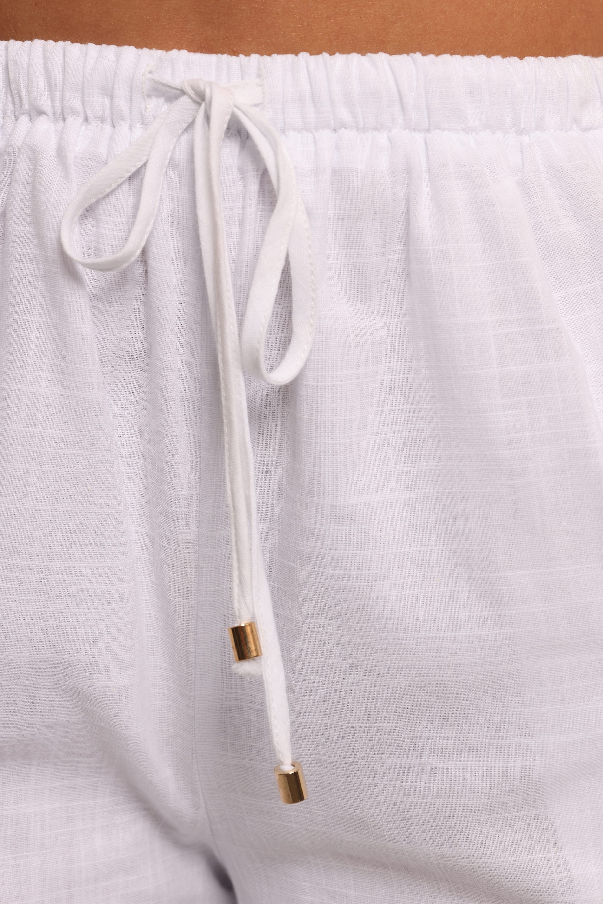 BOTTOMS Ember Cotton Pants - White
