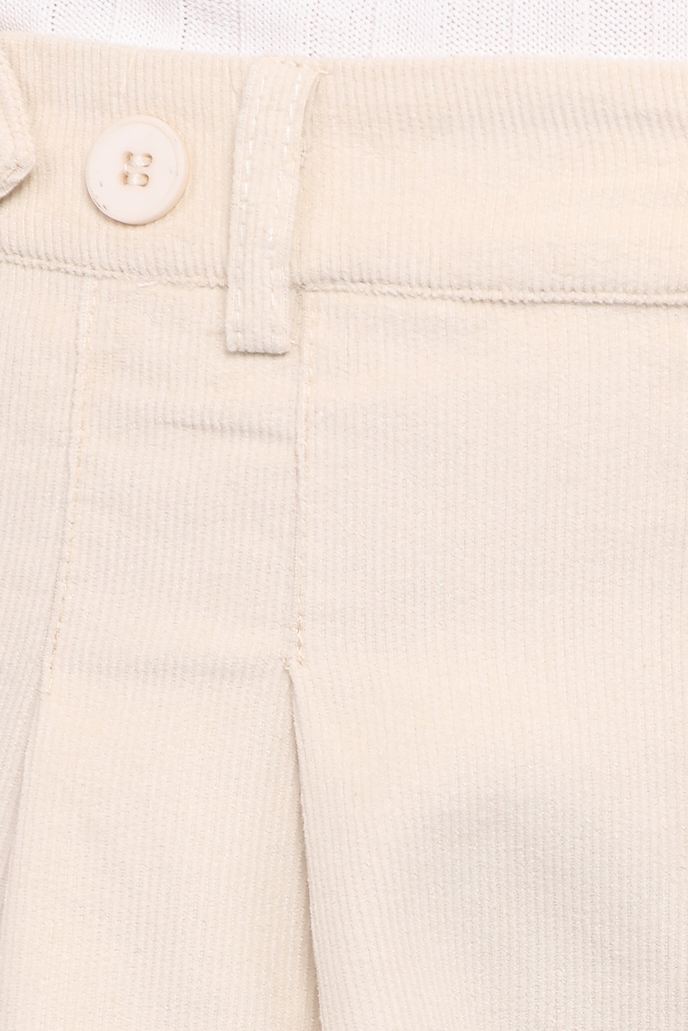 BOTTOMS Faelan Wide Leg Cord Pants - Beige