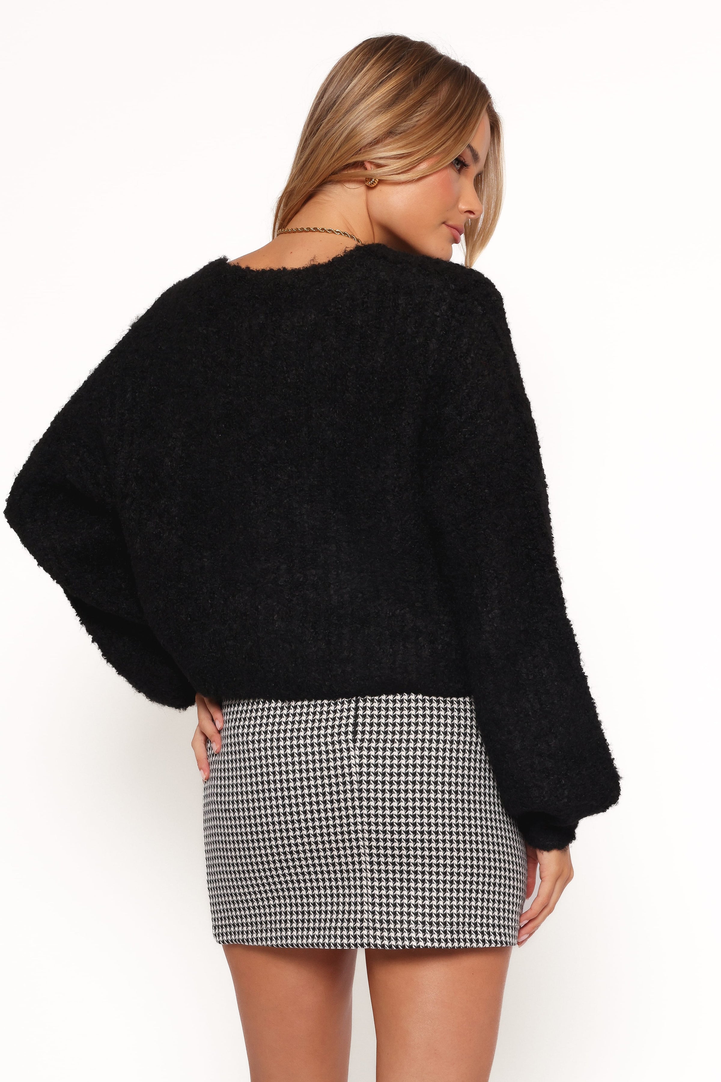 BOTTOMS Falo Mini Skirt - Black Cream