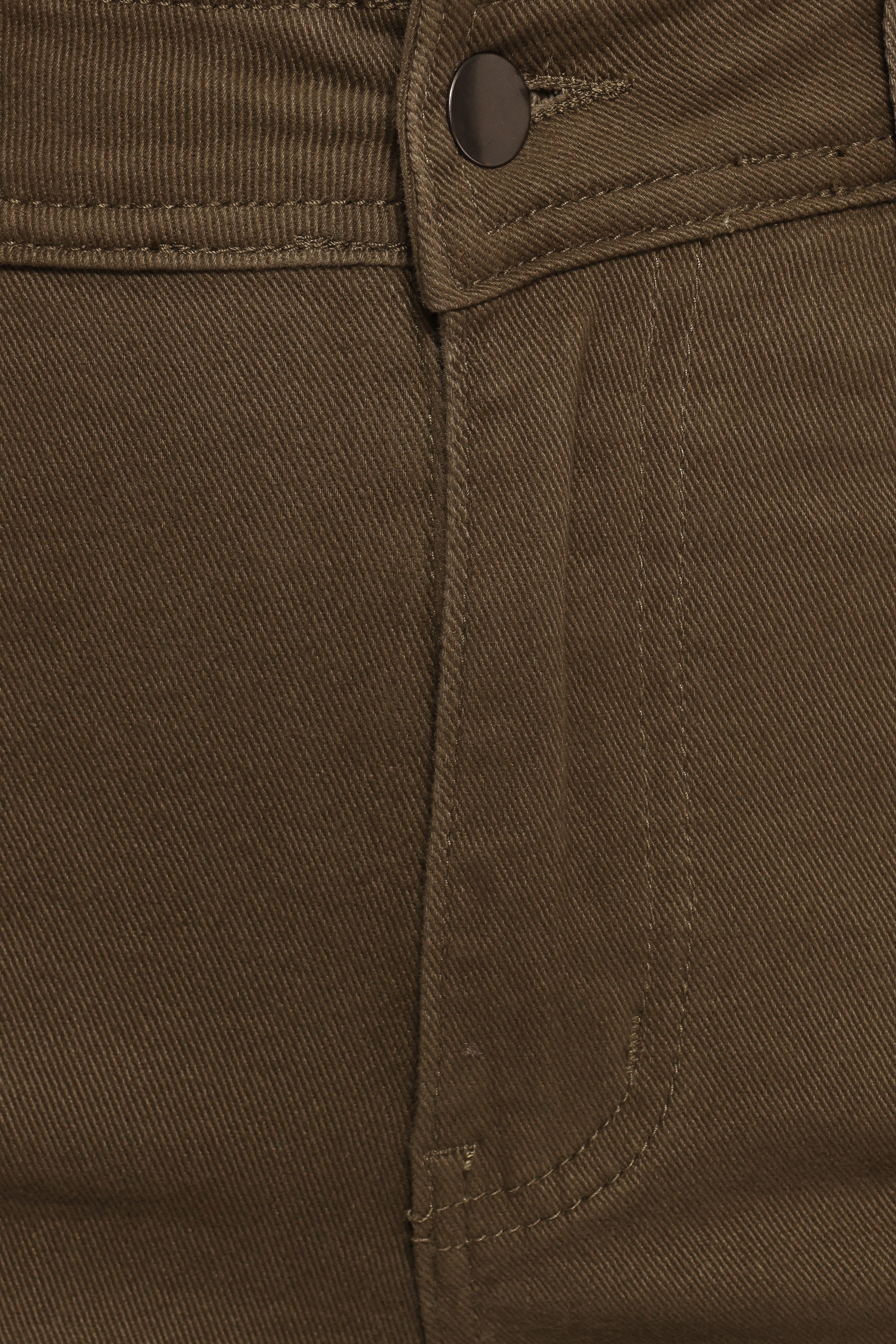 BOTTOMS Georgette High Waisted Straight Leg Pants - Olive