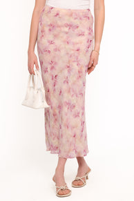 BOTTOMS Giarda Maxi Skirt - Pink Floral