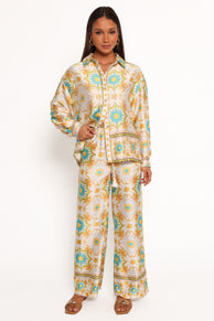 BOTTOMS Gretel Pant - White Multi