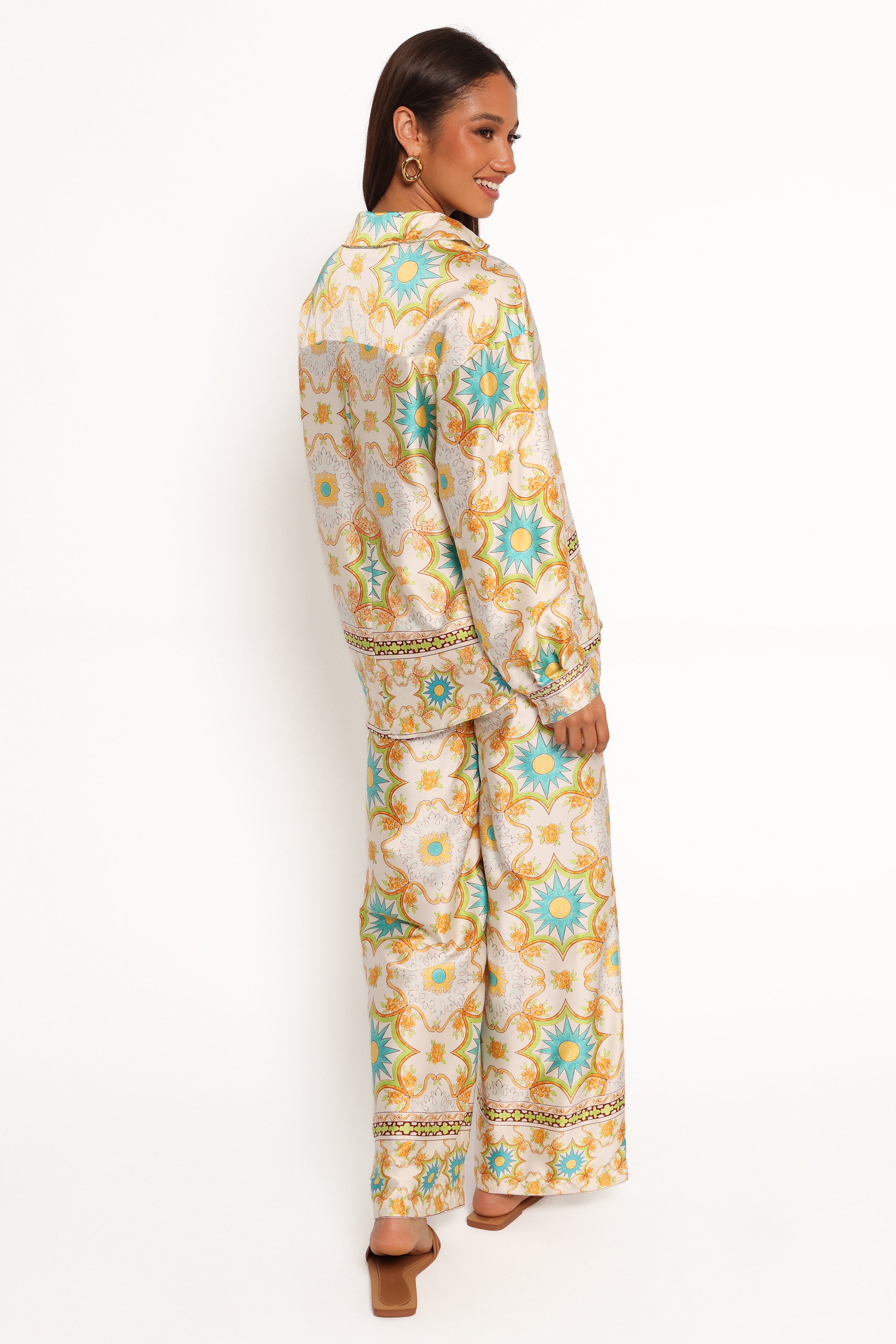 BOTTOMS Gretel Pant - White Multi