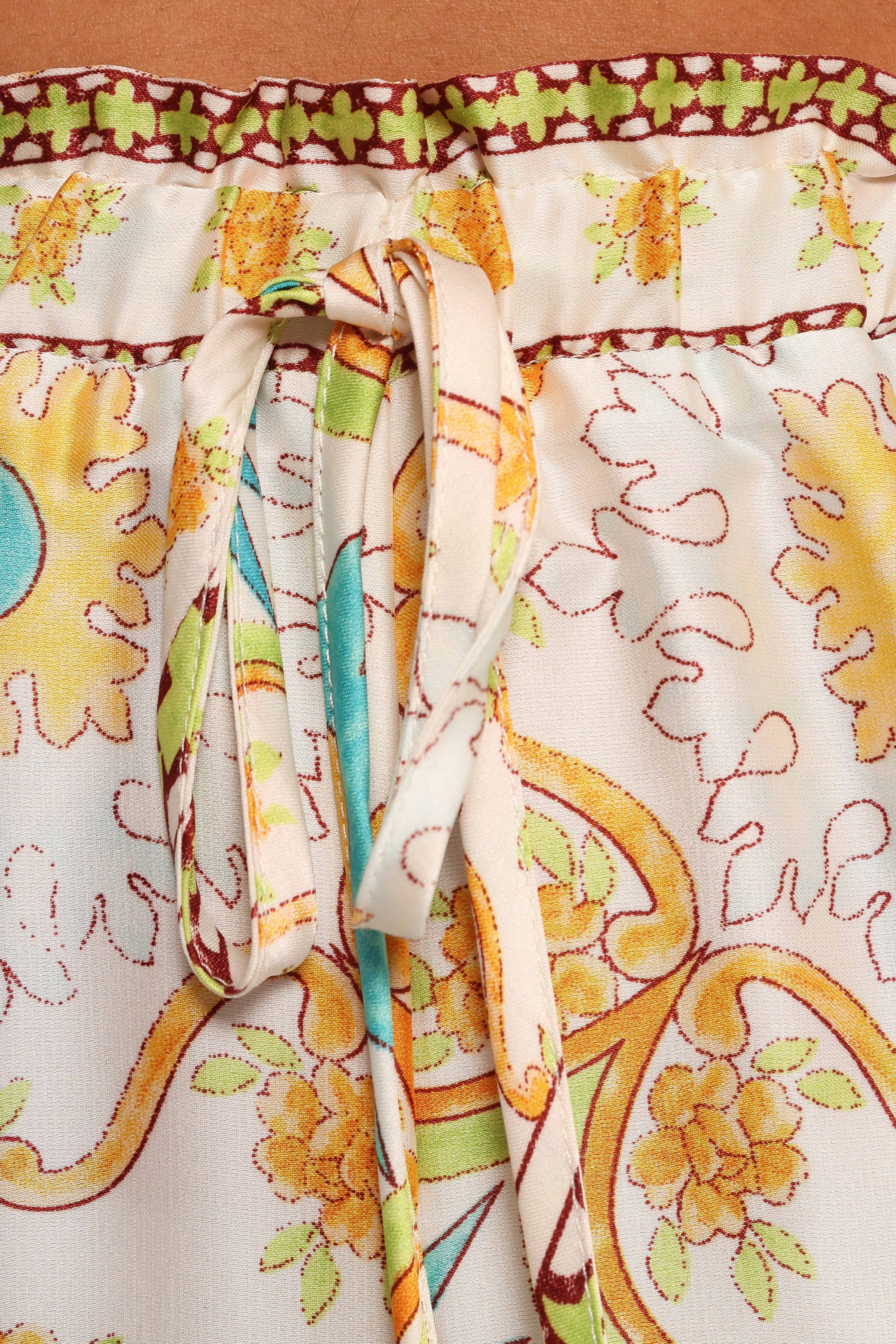 BOTTOMS Gretel Pant - White Multi