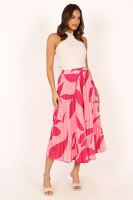 BOTTOMS @Harry Midi Skirt - Pink