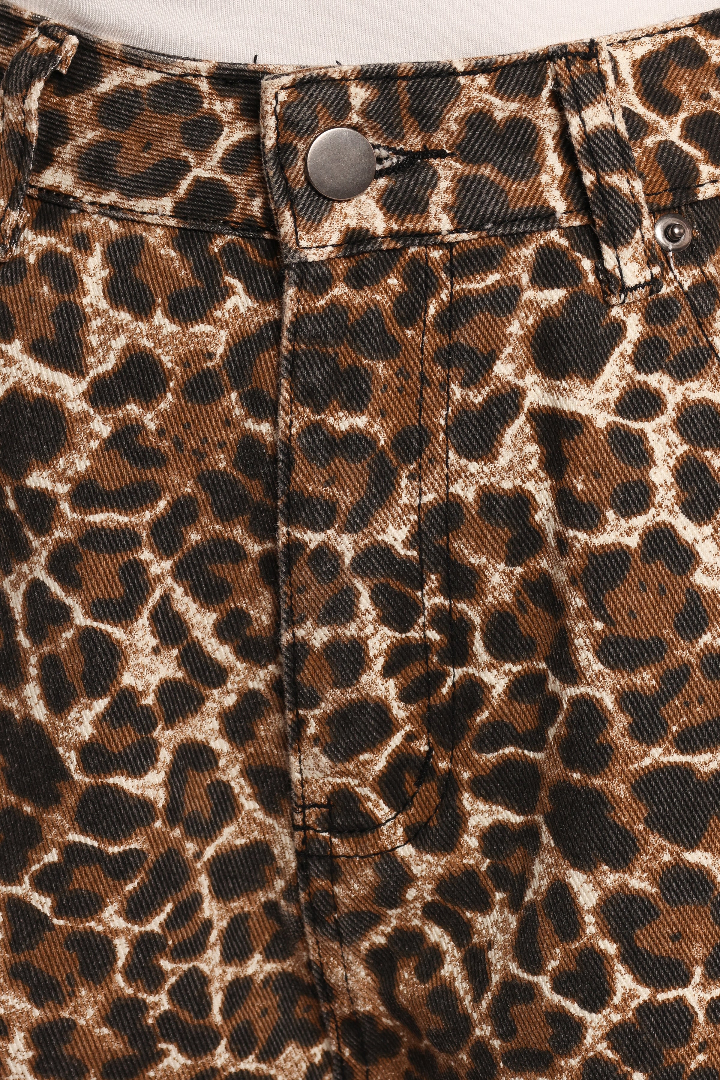 BOTTOMS Hemima High Waist Shorts - Leopard