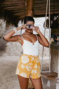 BOTTOMS Honey Shorts - Yellow