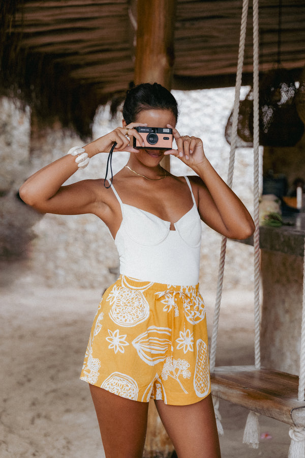 BOTTOMS Honey Shorts - Yellow