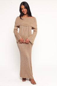 BOTTOMS Indya Knit Skirt - Mocha