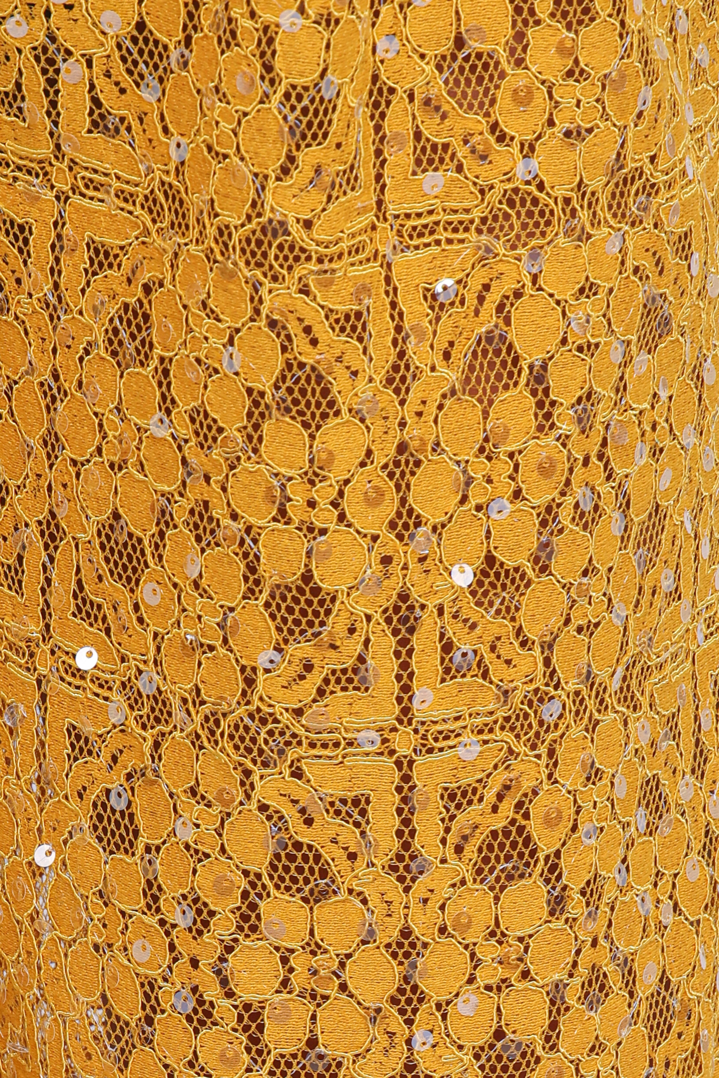 BOTTOMS Jacinta Sequin Lace Pant - Mango