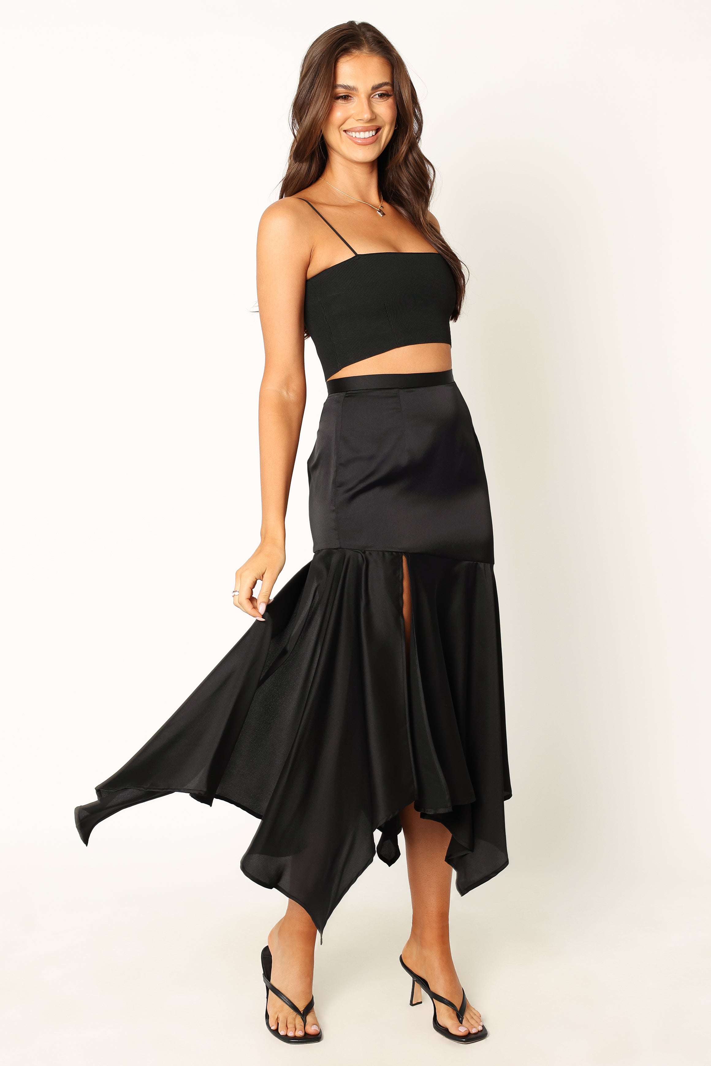 BOTTOMS Jair Midi Skirt - Black