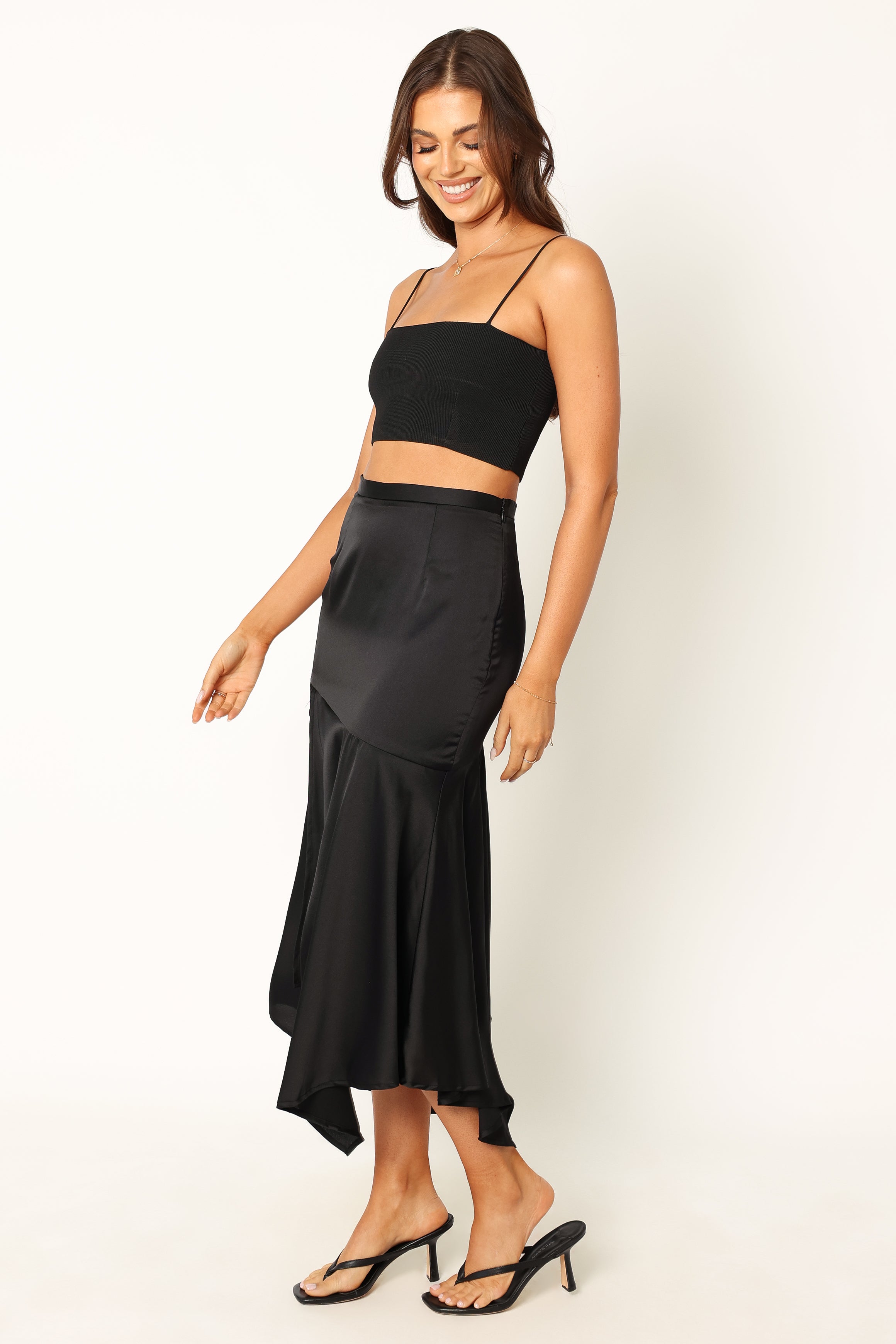 BOTTOMS Jair Midi Skirt - Black