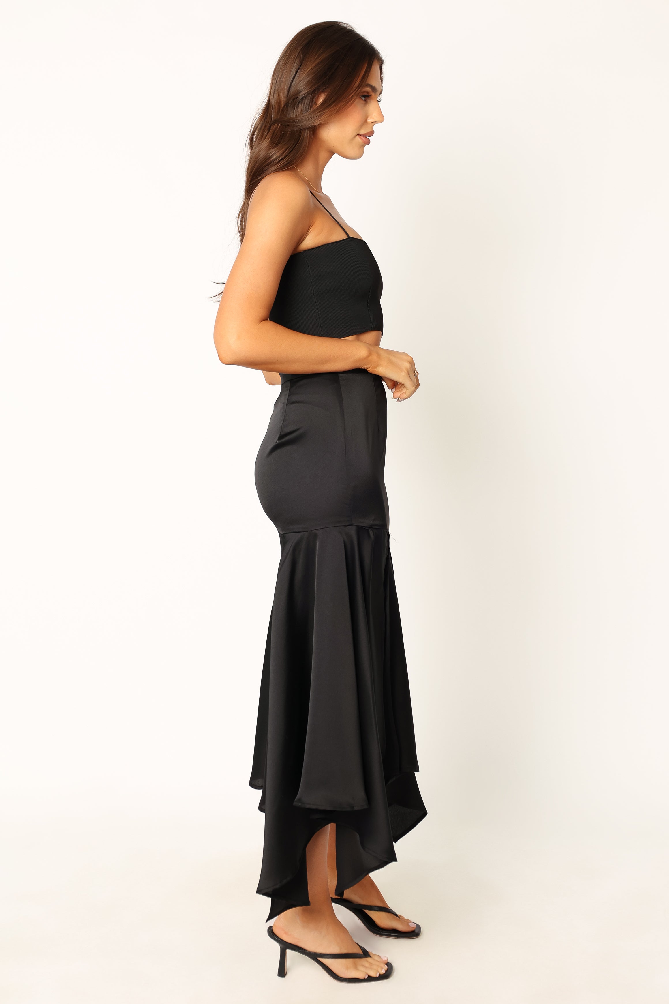 BOTTOMS Jair Midi Skirt - Black