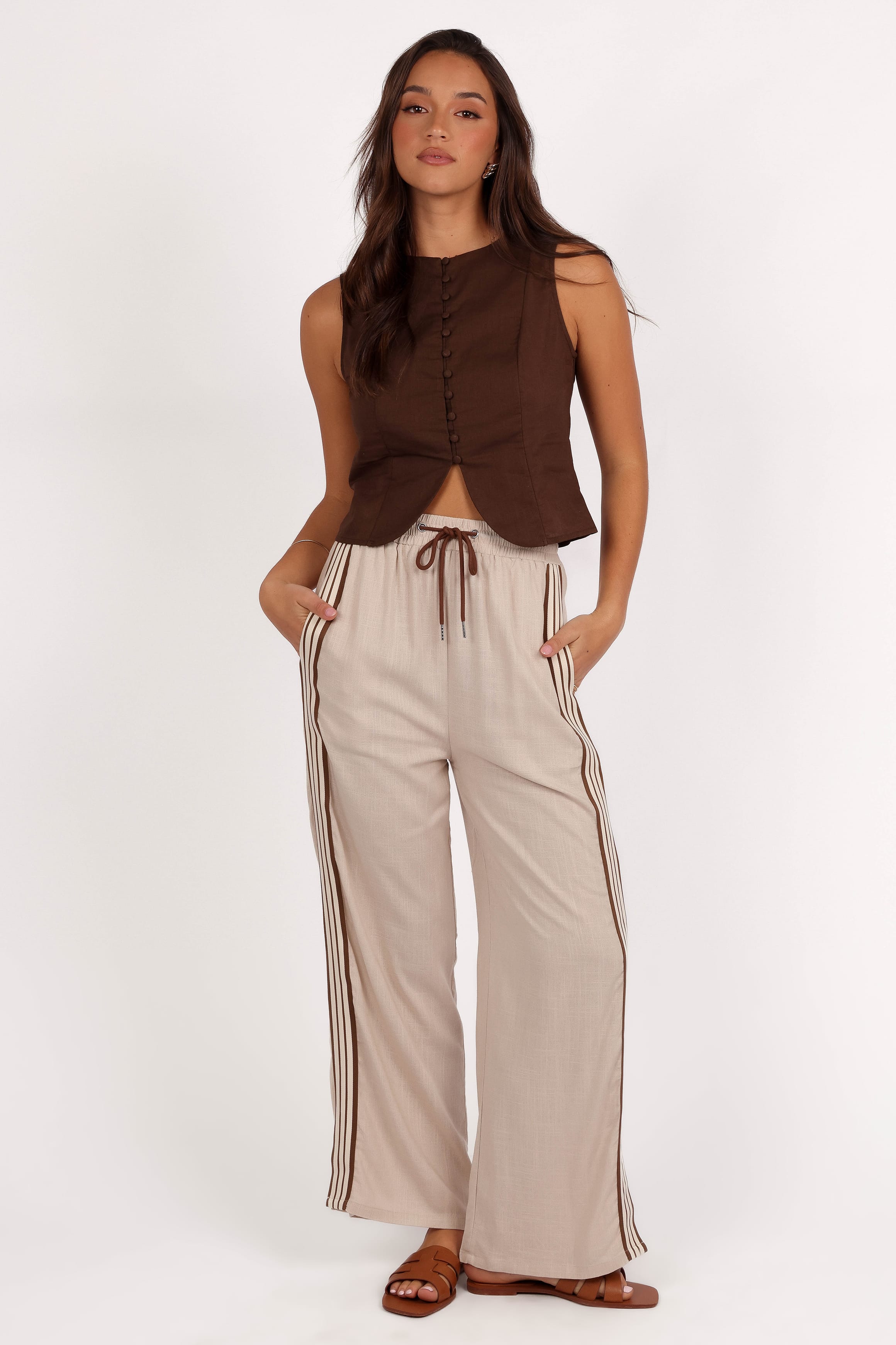 BOTTOMS Jenner Pant - Beige