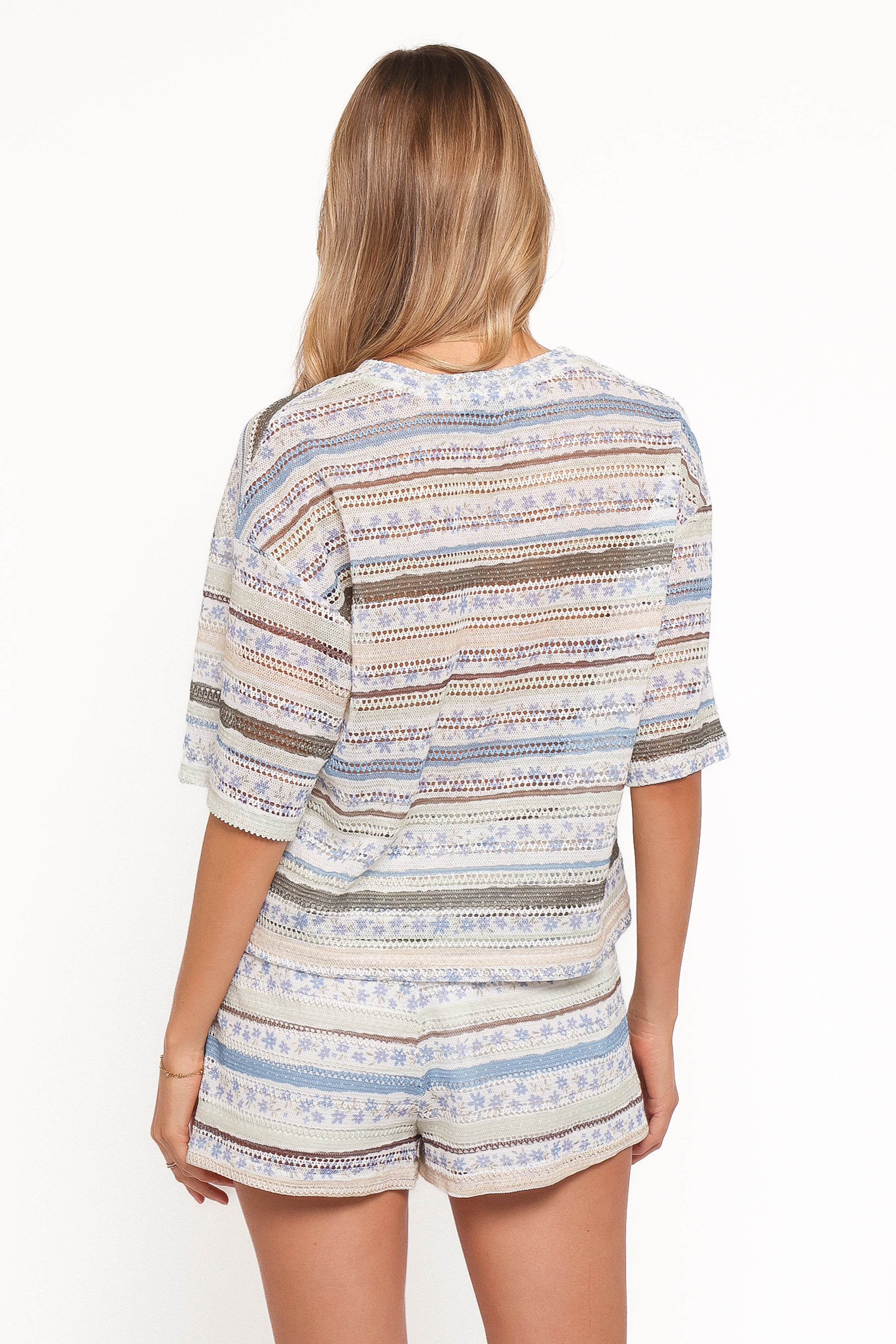 BOTTOMS Josie Short - Multi Stripe