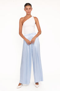 BOTTOMS Joyce Wide Leg Pant - Blue