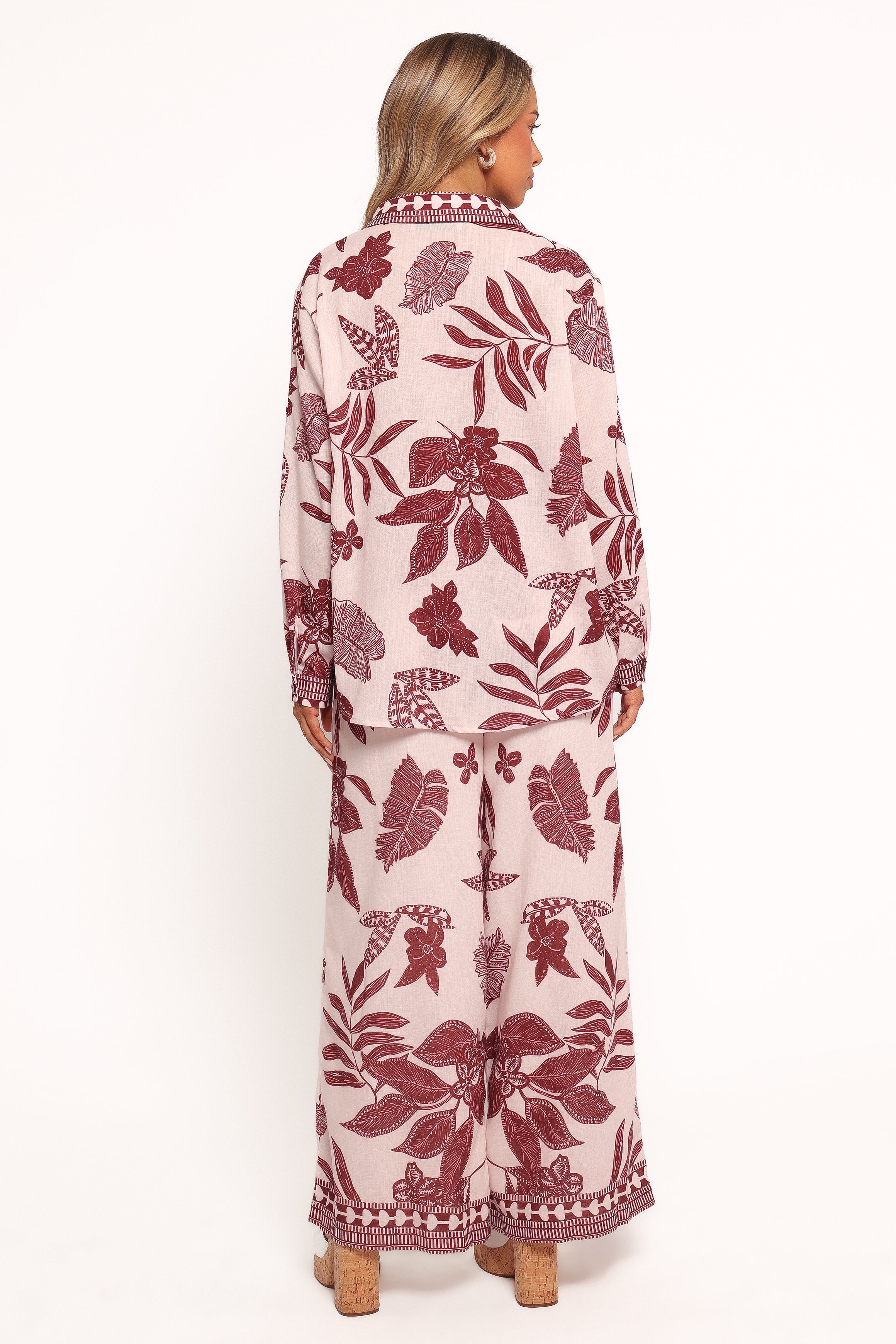 BOTTOMS Karva Pant - Leaf Print