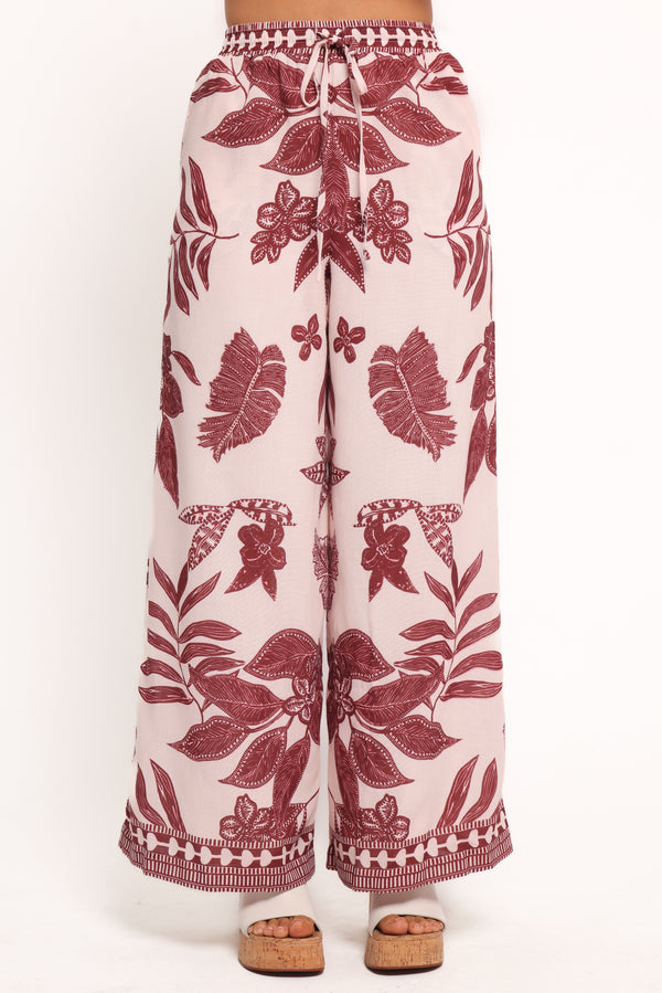 BOTTOMS Karva Pant - Leaf Print