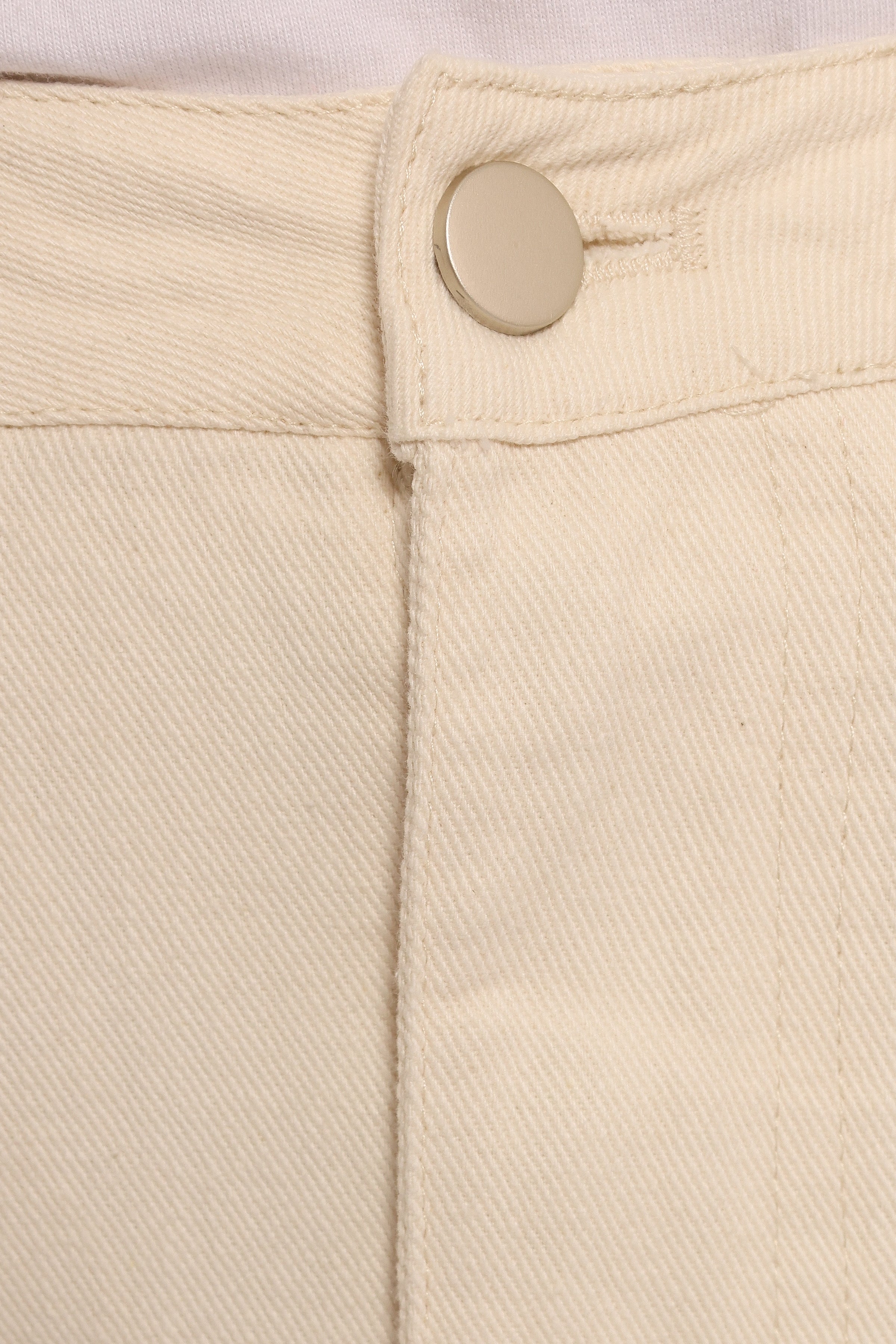 BOTTOMS Kellen Corduroy Midi Skirt - Cream