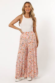 BOTTOMS @Kenzie Pant - Pink Floral