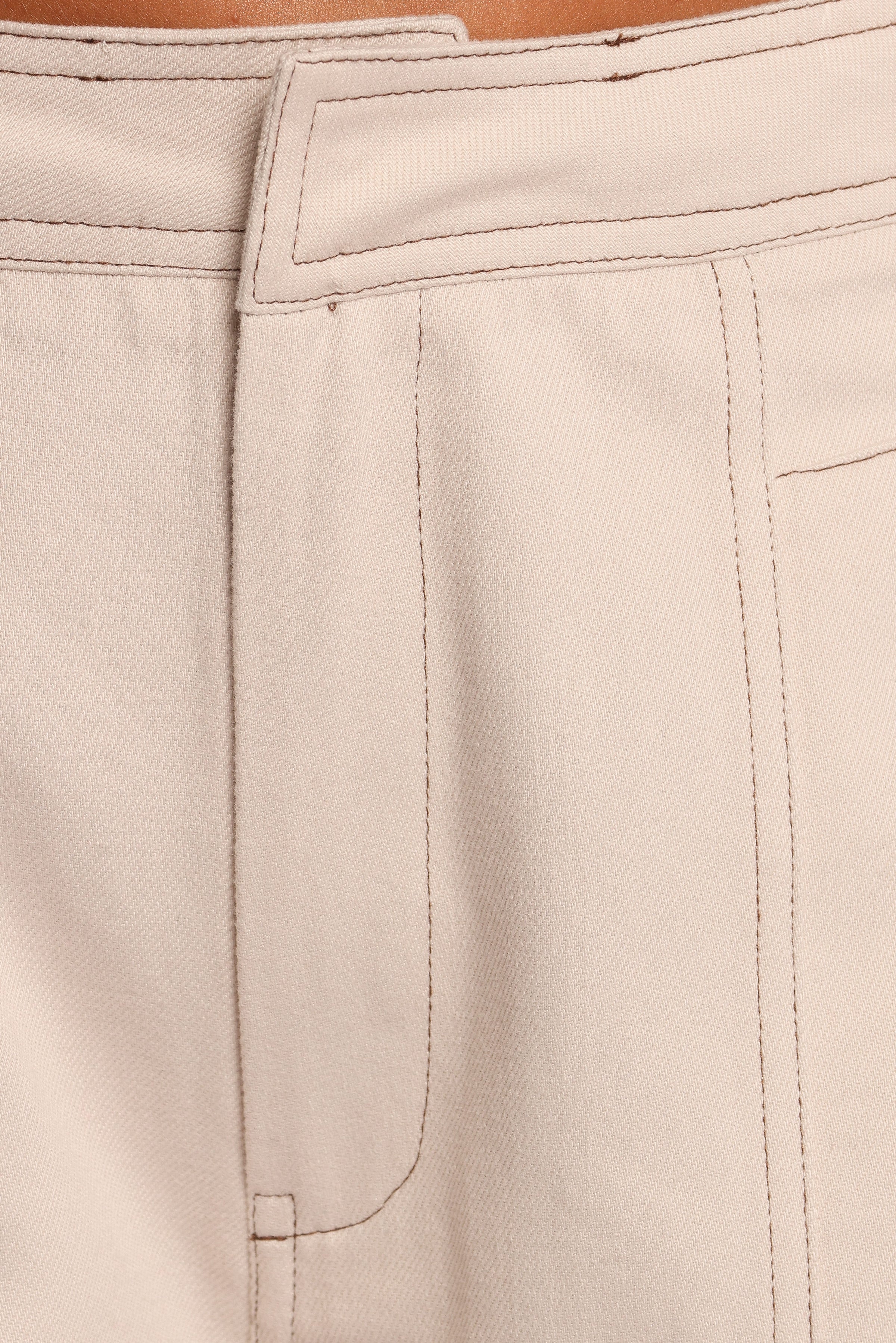 BOTTOMS Kiah Cargo Pant - Ecru