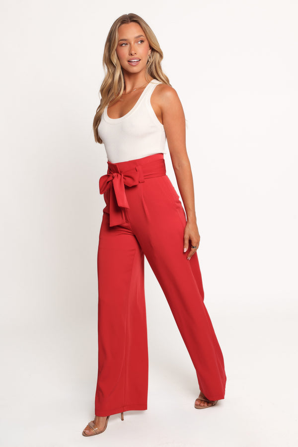 BOTTOMS Kieran Pants - Red