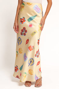 BOTTOMS Kinsey Maxi Skirt - Yellow