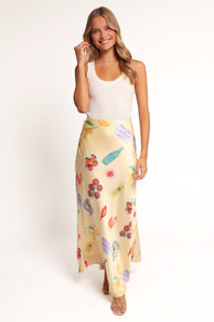 BOTTOMS Kinsey Maxi Skirt - Yellow