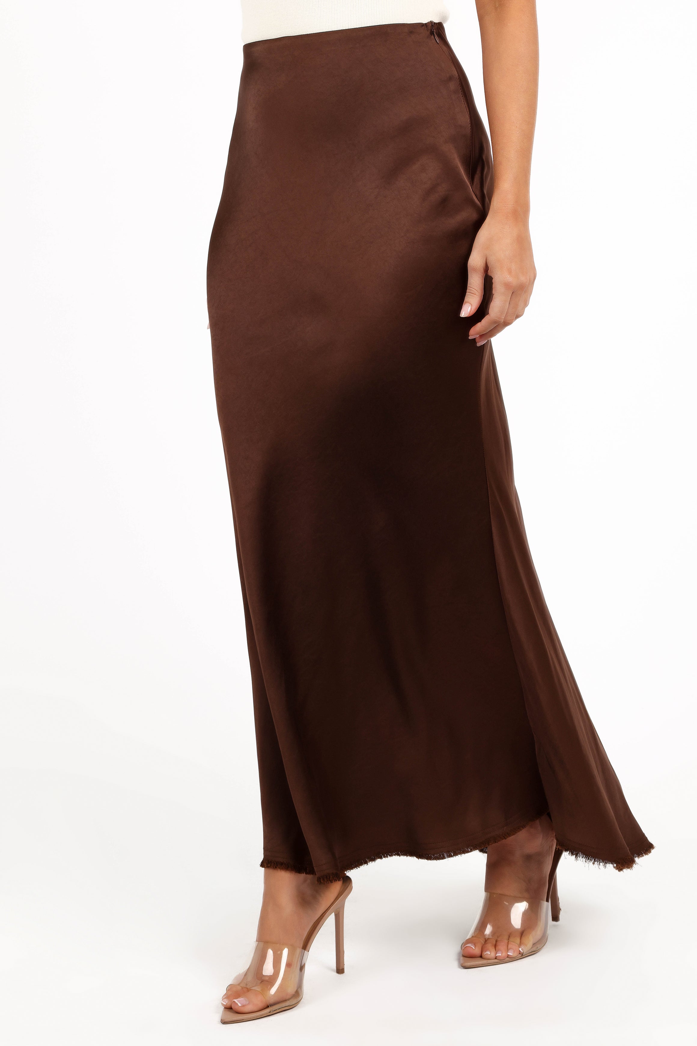 BOTTOMS Kora Midi Skirt - Brown